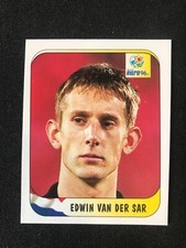 Edwin Van Der Sar Rookie Sticker Merlin's - UEFA Euro - England 96 #50