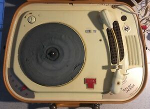 Electrophone valise Teppaz Oscar Senior années 60 old french electrophone