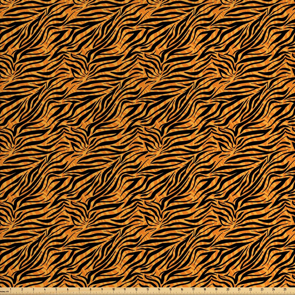 Stammes Gewebe als Meterware Tiger Skin-Motiv - Bild 1 von 1