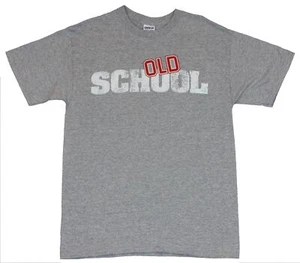 Old School Adult New T-Shirt - Basic Stamped Logo Pic - Picture 1 of 1