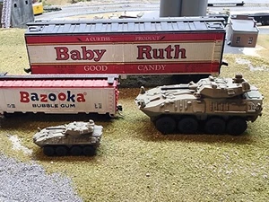 HO Scale 1:87 USMC LAV-25 3D Printed and Hand Painted- US Marines - OD GREEN - Picture 1 of 7