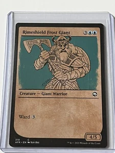 Rimeshield Frost Giant Showcase 310 Magic The Gathering D&d Forgotten Realms 2021 MT - 9,0 + - Imagen 1 de 11