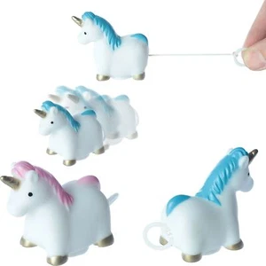 Zitterndes Regenbogen-Einhorn Spielzeug Zum Ziehen Bewegen Geschenk Kinderpartys - Picture 1 of 9