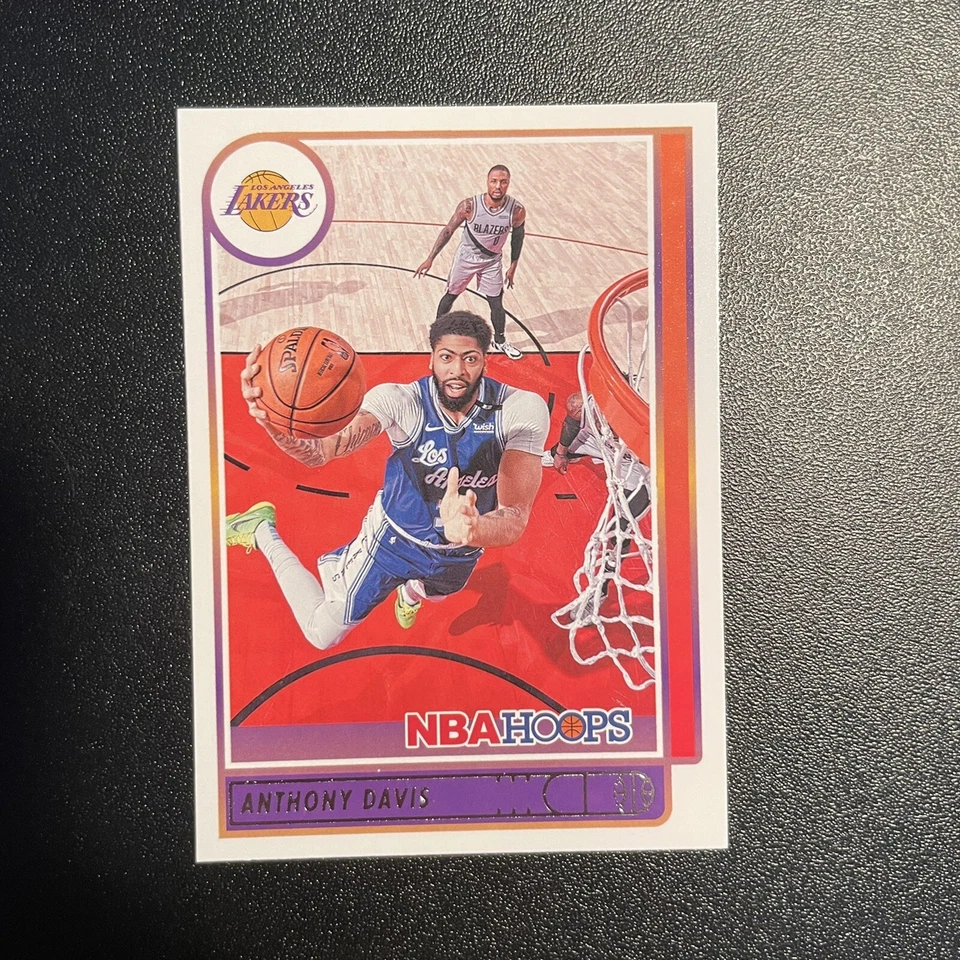 2021-22 Panini NBA Hoops Basketball Card Anthony Davis No. 146 - Image 1 of 1