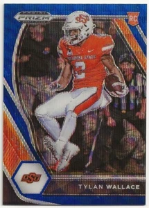 2021 Panini Prizm Draft Picks Blue Wave Tylan Wallace /249 Rookie #126 - Picture 1 of 2