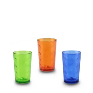 6er Trinkgläser Buntes Glas 230 ml Wassergläser Limogläser Longdrinkgläser G-21 - Bild 1 von 1