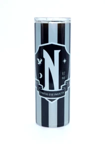 Nevermore Academy Adams Family Bad Ass Hogg Tumbler 20 oz. w/ sliding Lid - Picture 1 of 6