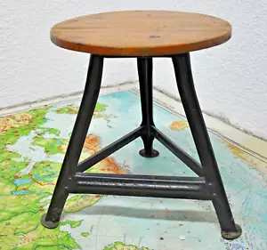 Industriehocker Werkstatthocker Stool Bauhaus Vintage Loft Tabouret Hocker - Bild 1 von 5