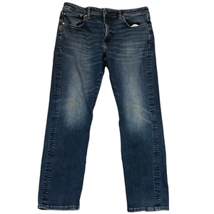 American Eagle Herren Jeans 36x30 Slim Straight Airflex+ Blau Denim Freizeit Reisen - Bild 1 von 15