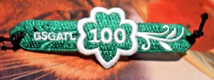 GIRL SCOUTS ATLANTA: NUOVO DI ZECCA: Braccialetto 100 anni: Cinturino in pelle - Foto 1 di 2