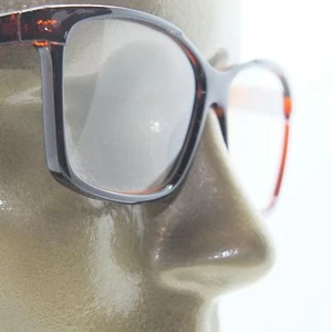 Reading Glasses Simple Large Square Frame Office Smart Coffee Brown +2.00 Lens - Picture 1 of 4