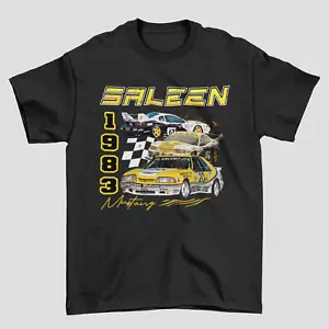 Camiseta unisex vintage Ford Racing Saleen Mustang coche de carreras, retro amarilla años 90 - Imagen 1 de 8