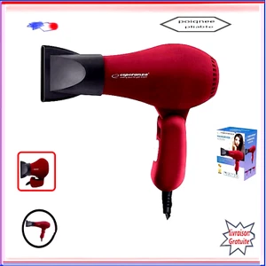 SECHE CHEVEUX HAIRDRYER MODELE AURORA 2 VITESSE PLIABLE ROUGE - Imagen 1 de 4