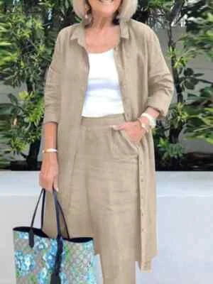 Conjunto de 2 piezas de pantalones de trabajo para mujer Foto 1 de 4