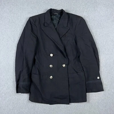 VTG Lighthouse Uniform Co Coat Mens 38R Wool Winter Fire Department USA 70s - Image 1 of 4