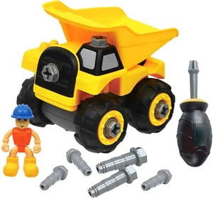 Konstruktionsspielzeug Bausatz Bauen & Auseinandernehmen Muldenkipper Bauen lernen Spaß Spielset - Bild 1 von 9