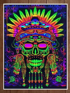 Aztec God Poster 18x24in - Picture 1 of 1