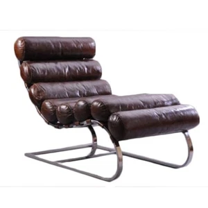 Vintage Leder Design Liege Klassiker Relaxliege Metronom Vintage Cigar antik - Bild 1 von 1