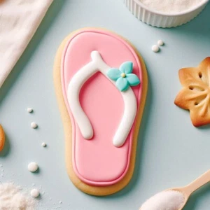 Flipflop 3,75" Ausstecher Flip Flop Metall Sommer Strand Geburtstag Party - Bild 1 von 11