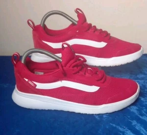 Vans Cerus Red Mesh Super Lightweight Men’s Trainers U.K. 6.5 VGC - Picture 1 of 11