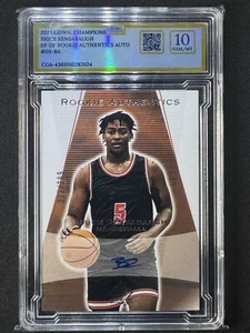Brice Sensabaugh RC 2023 Goodwin Champions SP Rookie Auto 03BS CGA Gem 10 - Picture 1 of 3