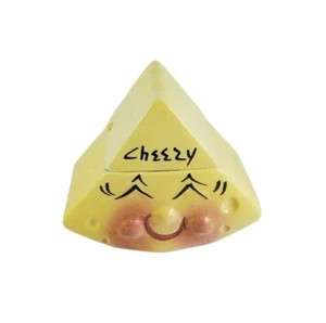 Vintage Anthropomorphic Jar Cheezy Cheese Dish Ceramic Kitchen 50s Kitsch - Picture 1 of 16