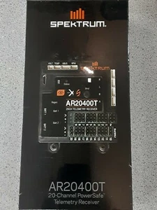 Spektrum RC AR20400T 20-Channel DSMX PowerSafe Telemetry Receiver SPMAR20400T  - Picture 1 of 2