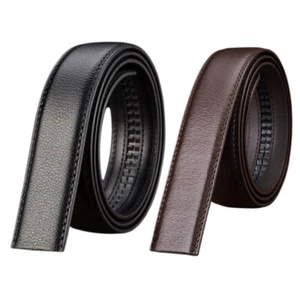 Cinturón con correa de trinquete de cuero automático talla grande obeso extra largo 67 pulgadas 170 cm para hombre - Imagen 1 de 10