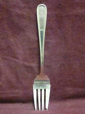 HORQUILLA ENSALADA CALVERT STERLING S. KIRK & SON 6 1/4" 33 gramos monograma GDM Foto 1 de 4