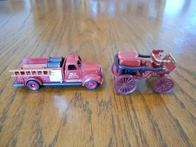 Vintage High Speed 1954 Ahrens-Fox Fire Truck & Horse Drawn Fire Pumper, Used - Image 1 of 4