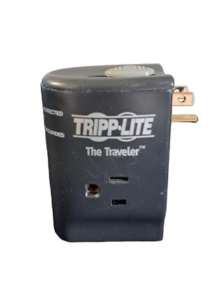 Tripp Lite The Traveler Black Surge Protector UL1449 E200250 Pre-Owned - Image 1 of 4