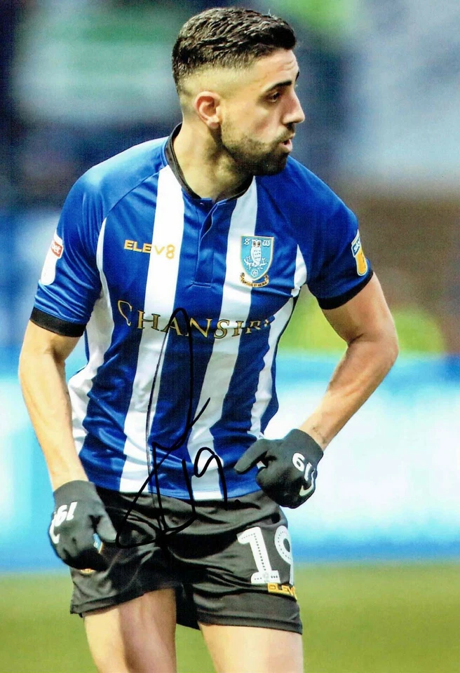 Marco MATIAS Sheffield Wednesday SWFC SIGNED 12x8 Photo 3 + Dealer COA OWLS - Image 1 of 1