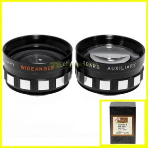 Telephoto & Wide-Angle lens setfor Sears SL-9 camera. Kit aggiuntivi ottici. - Imagen 1 de 5