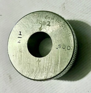 .5002 ONE END .5003 OTHER END - PLAIN BORE RING GAGE 1/2" OVERSIZE - Picture 1 of 2