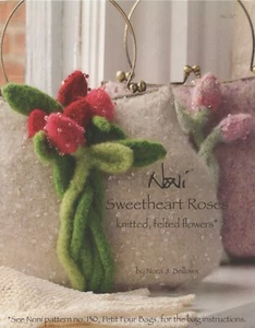Noni Strickanleitung 217 Sweetheart Rosen - gestrickte gefilzte Blumen - Bild 1 von 2