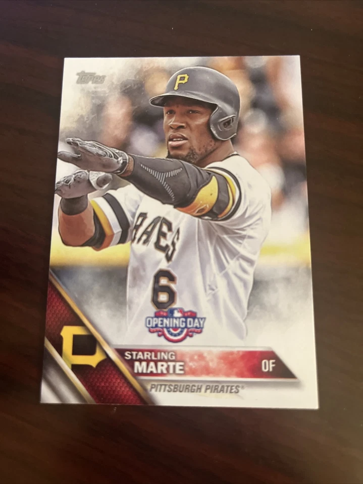 2016 Topps Opening Day Starling Marte #136 Pittsburgh Pirates  - Image 1 of 1