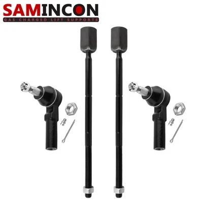 Extremos de barra de amarre interior y exterior 4 piezas para Ford Taurus Mercury Sable 1996-2005 4 puertas Foto 1 de 4