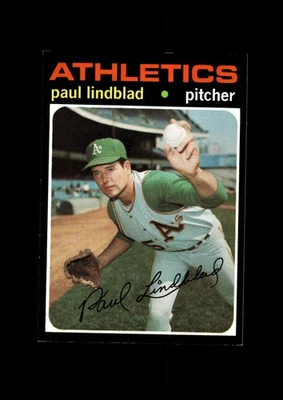 1971 Topps Set-Break #658 Paul Lindblad NR-MINT *GMCARDS* - Image 1 of 2