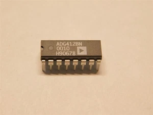 4 Analog Devices ADG412BN LC2MOS Precision Quad SPST Switch ICs 16-PDIP - Picture 1 of 1