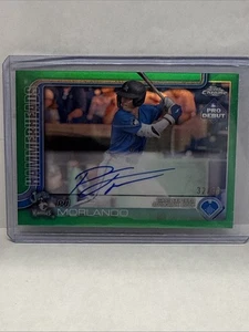 2025 Topps Pro Debut #PDC-163 PJ Morlando Chrome Green Autogramm /99 - Bild 1 von 6