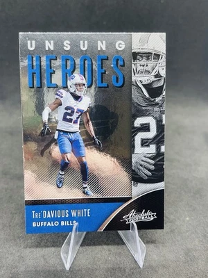 2020 Panini Absolute Football Tre-Davious White Unsung Heroes Card #UH-TW Bills - Image 1 of 2