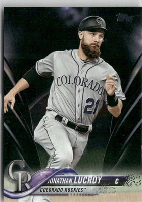 Jonathan Lucroy 2018 Topps Black /67 #667 Colorado Rockies - Image 1 of 2