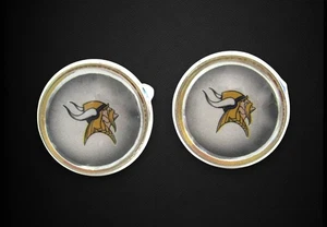 Gemelli carta calcio, Minnesota Vikings gioielli matrimonio gemelli gemelli - Foto 1 di 5