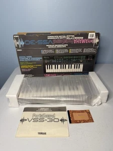 Yamaha VSS-30 Vintage Portasound Digital Sampler Portable Keyboard COMPLETE BOX - Picture 1 of 24