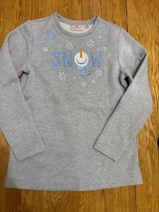 Quaker Factory By Jeanne  Bice Let It Snow Snowman Bling Sweatshirt Size Xxs - Picture 1 of 6