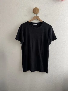 John Elliott schwarzes Frottee-T-Shirt Größe 3 (Large) - Bild 1 von 7