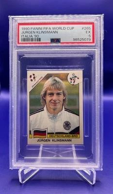Кубок мира 1990 Panini, Юрген Клинсманн Германия No265 PSA5 - Изображение 1 из 2
