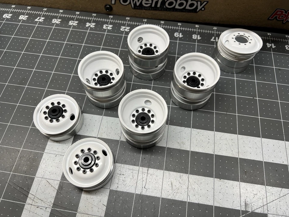 Rc4wd 1.7 Diesel Beadlock Wheels For 1/14 Scale Semi Front And Rear - Image 1 of 4
