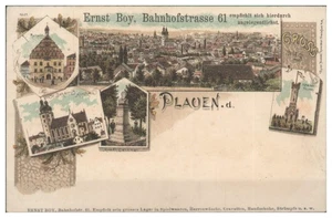 S7039/ Gruß aus Plauen Litho AK ca.1900 - Bild 1 von 2