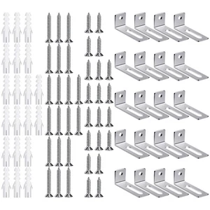 Metal Whiteboard Mounting Hardware Kit for Reliable Wall Hanging and Support - Picture 1 of 11